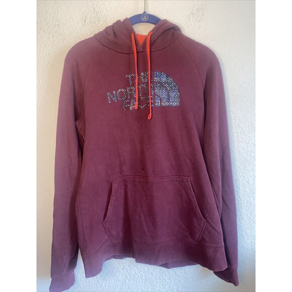 The North Face Hoodie Pullover Sweater M Fleece hiking outdoor - Picture 1 of 7